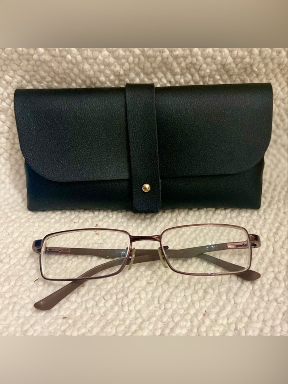 Vintage, Rayban Thin Copper BrownFrame Eye Glasses (Frame Only)